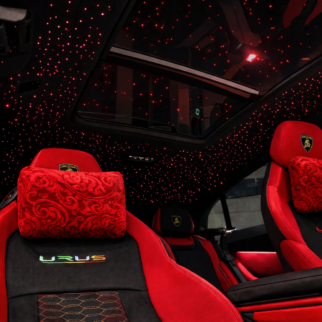 Monochrome Car Pillow