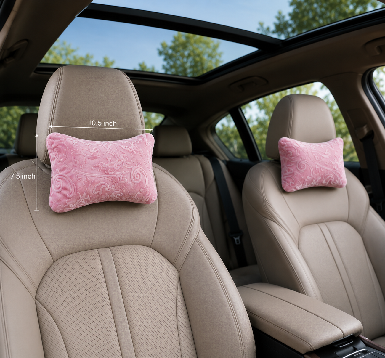 Light Pink Monochrome Pillows (Standard Size)