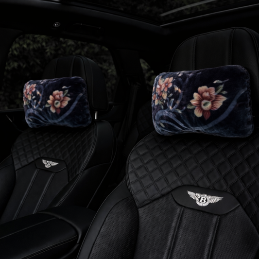 Floral Car Pillow